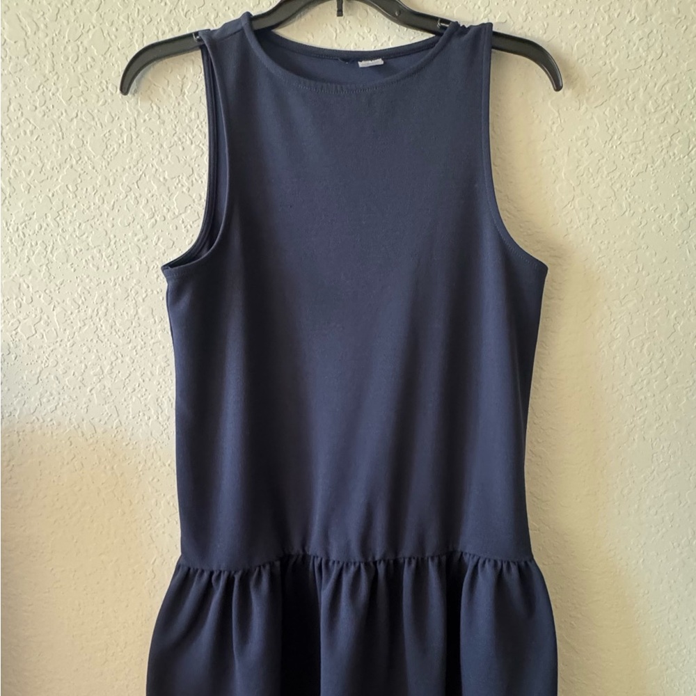 Navy Sleeveless Dress